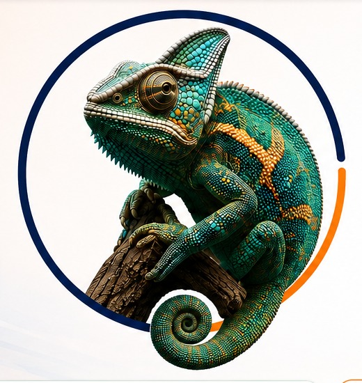 Caméléon, symbole de l’adaptation et de l’expertise